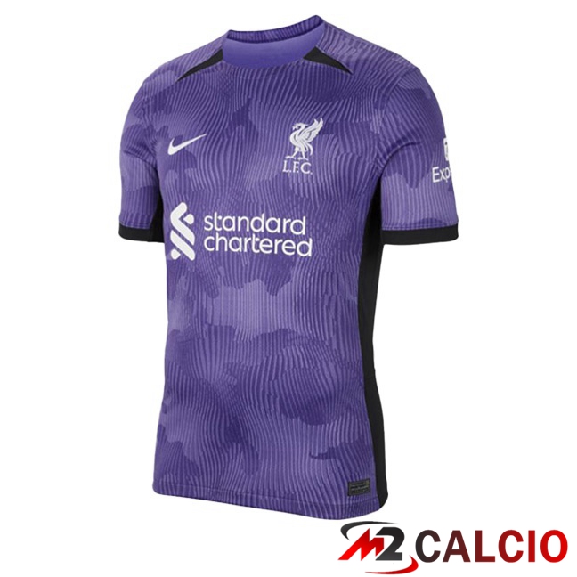 Maglie Calcio FC Liverpool Terza Viola 2023/2024