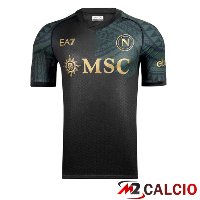 Maglie Calcio SSC Napoli Terza Nero 2023/2024