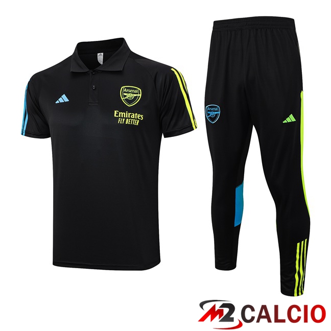 Maglia Polo Arsenal + Pantaloni Nero 2023/2024