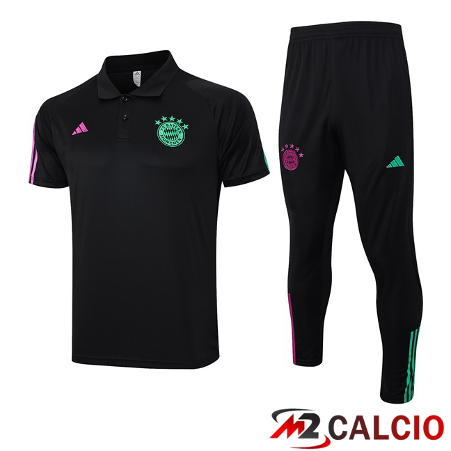 Maglia Polo Bayern Monaco + Pantaloni Nero 2023/2024