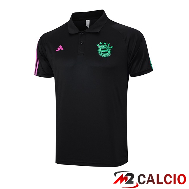 Maglia Polo Bayern Monaco Nero 2023/2024