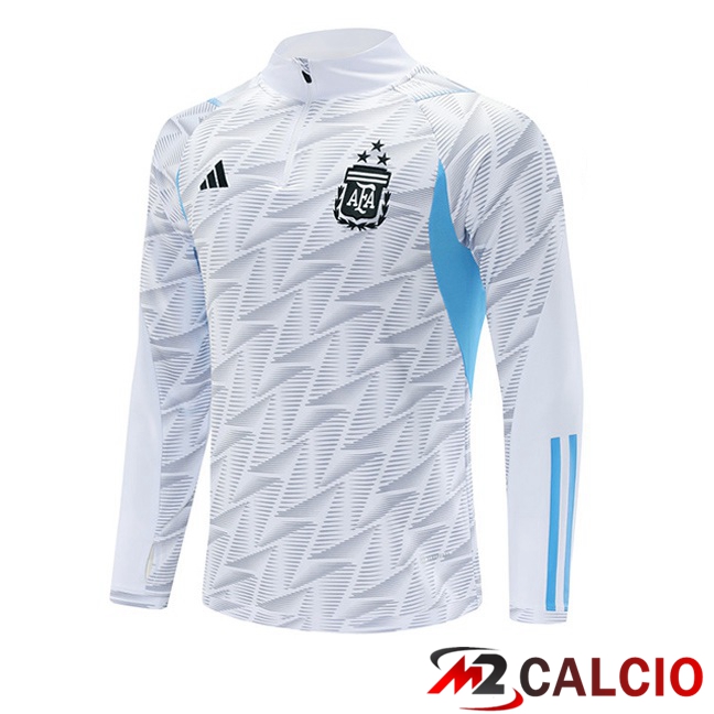 Felpa Allenamento Argentina Bianco 2023/2024
