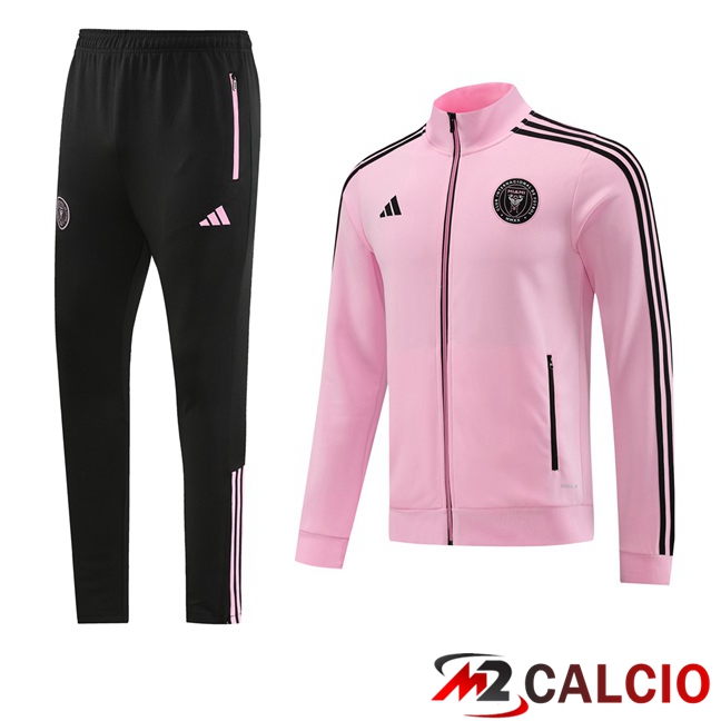 Insieme Tuta Calcio - Giacca Inter Miami CF Rosa 2023/2024
