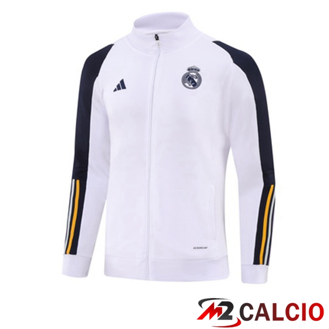 Giacca Calcio Real Madrid Bianco 2023/2024