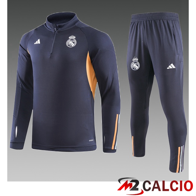 Insieme Tuta Calcio Real Madrid Bambino Grigio 2023/2024