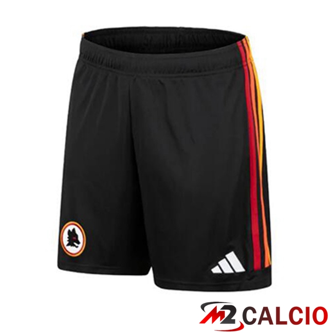 Pantaloncini Calcio AS Roma Terza Nero 2023/2024