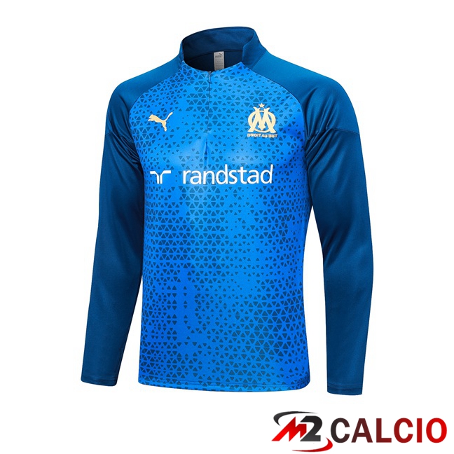 Felpa Allenamento Marsiglia OM Blu 2023/2024