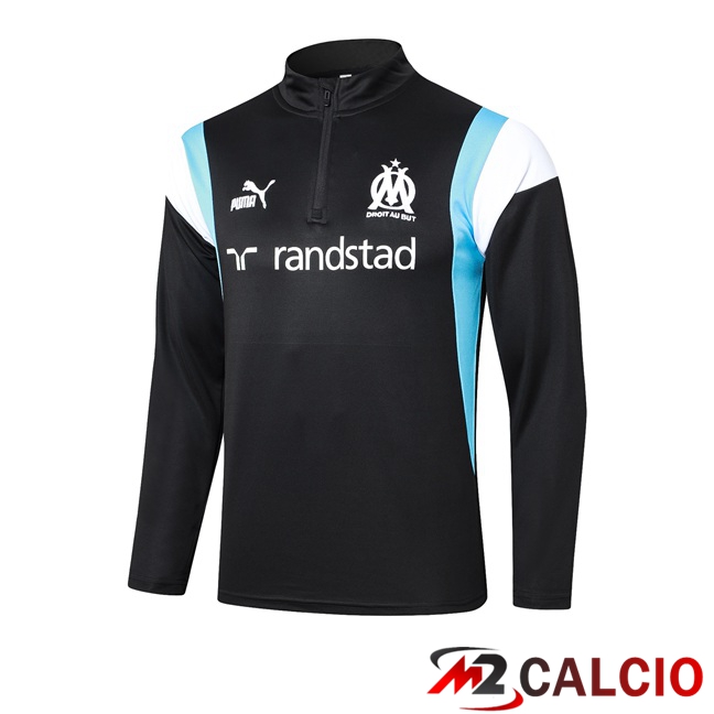 Felpa Allenamento Marsiglia OM Nero 2023/2024