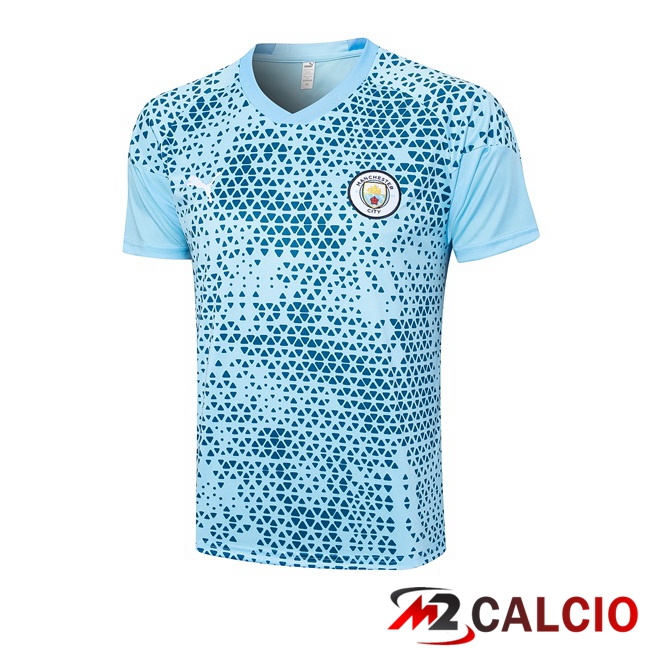 T Shirt Allenamento Manchester City Blu 2023/2024