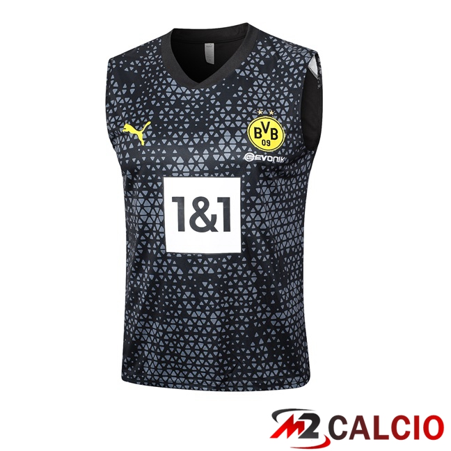 Canotta Calcio Dortmund BVB Nero 2023/2024