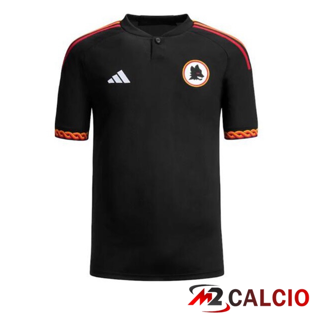 Maglie Calcio AS Roma Terza Nero 2023/2024