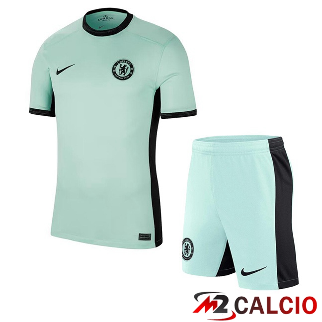 Maglie Calcio FC Chelsea Bambino Terza Verde 2023/2024