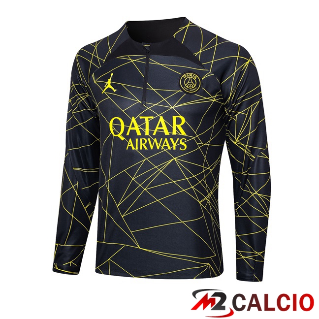 Felpa Allenamento JORDAN Paris PSG Nero 2023/2024