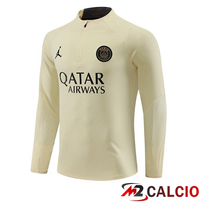 Felpa Allenamento JORDAN Paris PSG Giallo 2023/2024