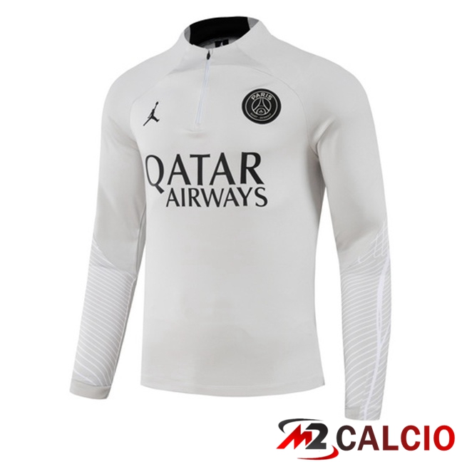 Felpa Allenamento JORDAN Paris PSG Grigio 2023/2024