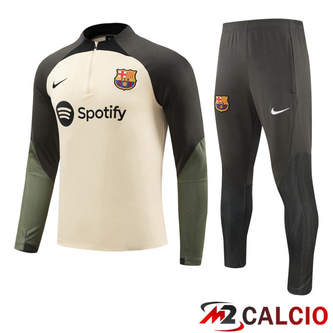 Insieme Tuta Calcio FC Barcellona Giallo Verde 2023/2024