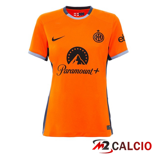 Maglie Calcio Inter Milan Donna Terza Arancia 2023/2024