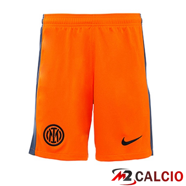 Pantaloncini Calcio Inter Milan Terza Arancia 2023/2024