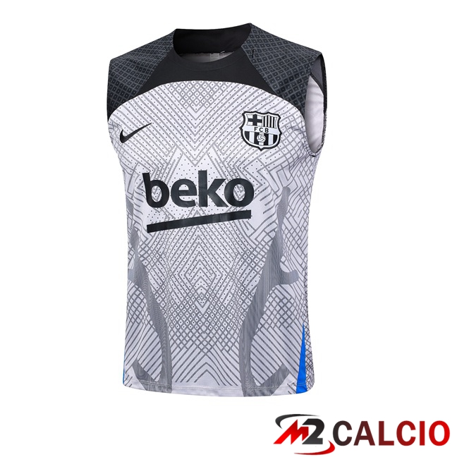 Canotta Calcio FC Barcellona Grigio 2023/2024