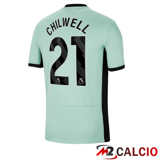 Maglie Calcio FC Chelsea (Chilwell 21) Terza Verde 2023/2024