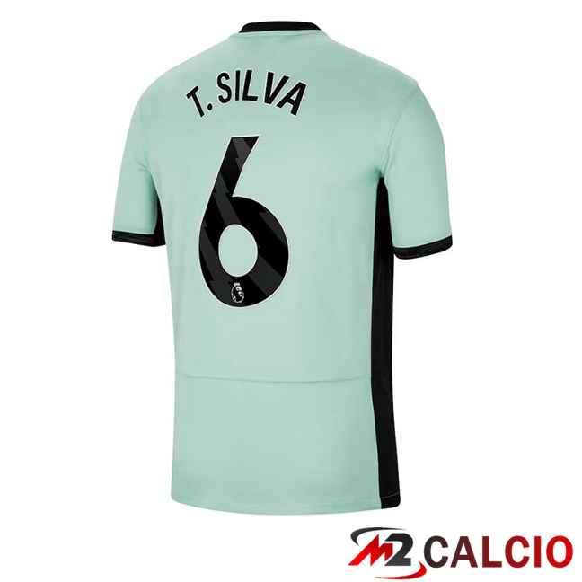 Maglie Calcio FC Chelsea (T. Silva 6) Terza Verde 2023/2024