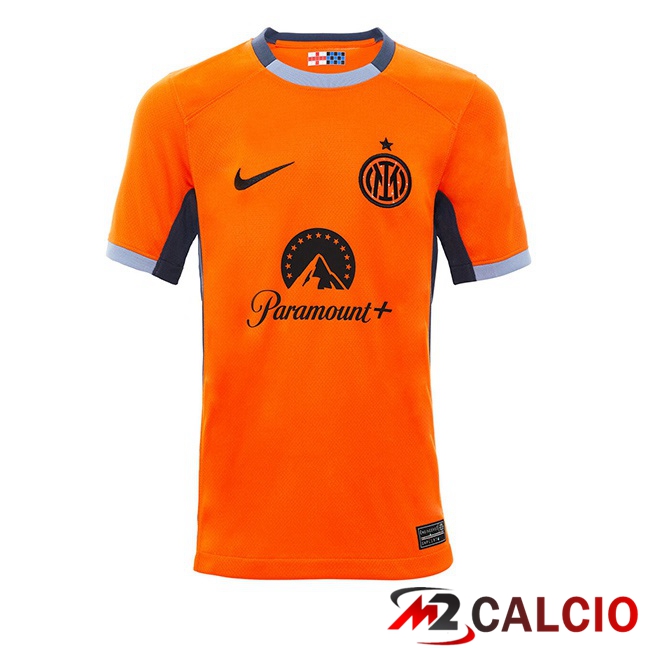 Maglie Calcio Inter Milan Terza Arancia 2023/2024