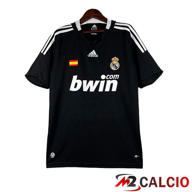 Maglie Calcio Real Madrid Retro Terza Nero 2008-2009