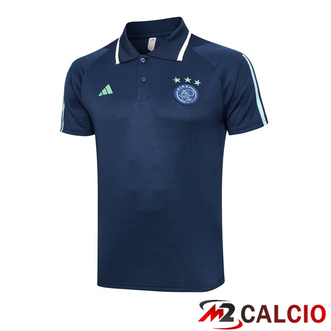 Maglia Polo AFC Ajax Blu Reale 2023/2024
