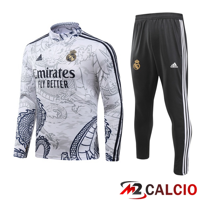 Insieme Tuta Calcio Real Madrid Bianco 2023/2024