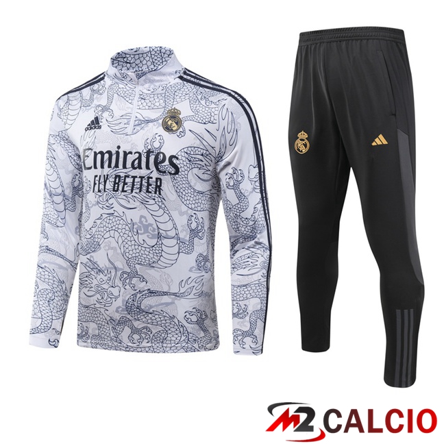 Insieme Tuta Calcio Real Madrid Bianco 2023/2024