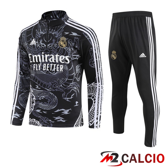 Insieme Tuta Calcio Real Madrid Nero 2023/2024