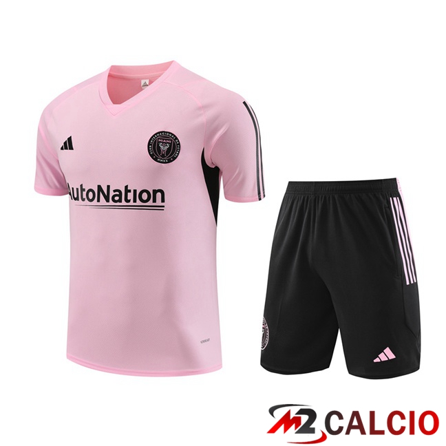 T Shirt Allenamento Inter Miami CF + Pantaloncini Rosa 2023/2024