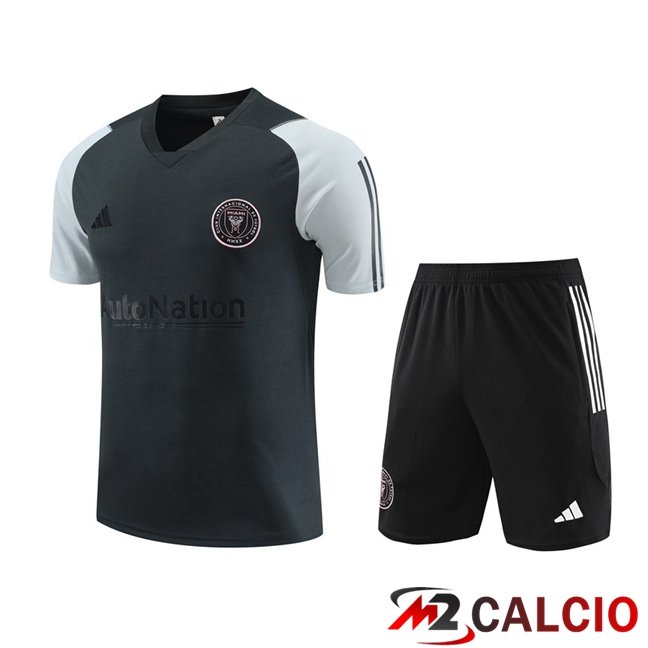 T Shirt Allenamento Inter Miami CF + Pantaloncini Grigio 2023/2024
