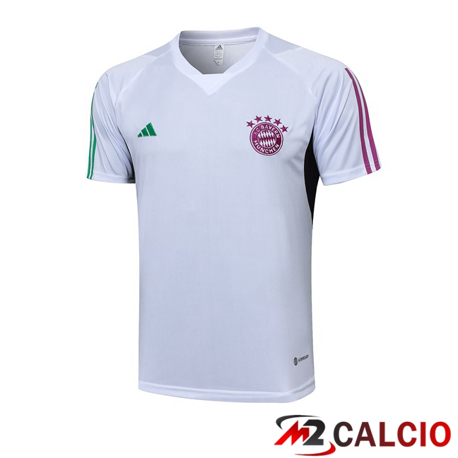 T Shirt Allenamento Bayern Monaco Bianco 2023/2024