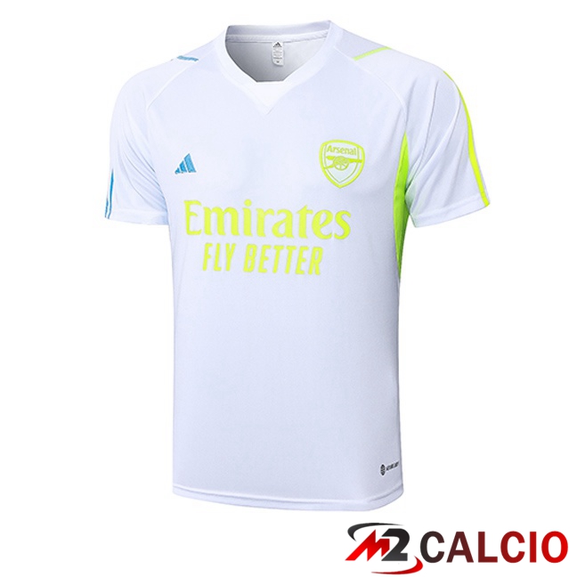 T Shirt Allenamento Arsenal Bianco 2023/2024