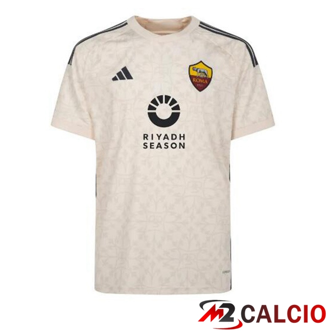 Maglie Calcio AS Roma RIYADH SEASON Seconda Giallo 2023/2024
