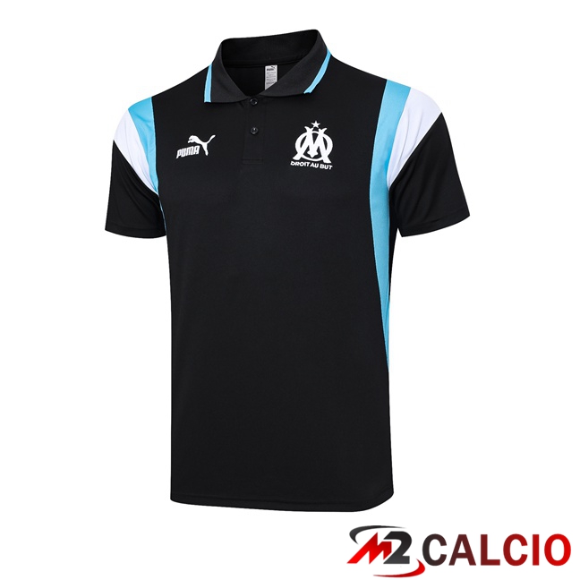 Maglia Polo Marsiglia OM Nero 2023/2024