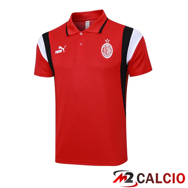 Maglia Polo AC Milan Rosso 2023/2024