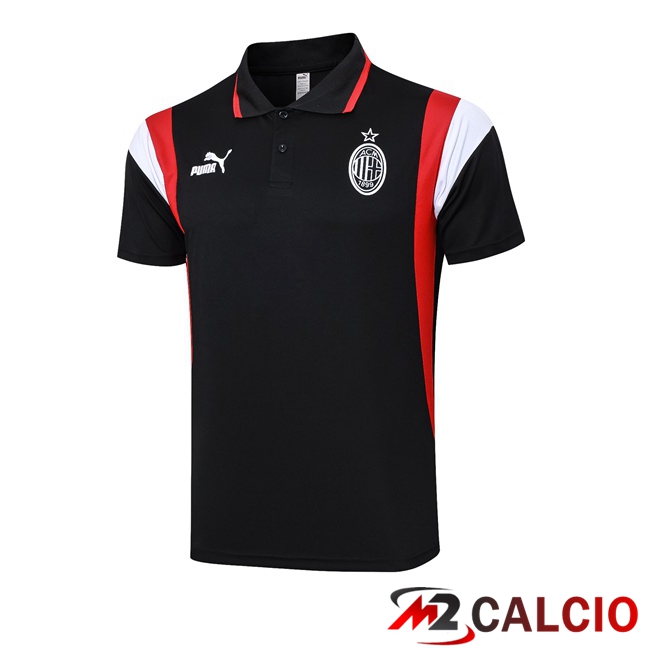 Maglia Polo AC Milan Nero 2023/2024