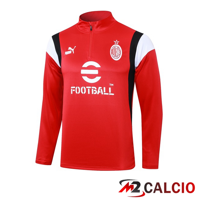 Felpa Allenamento AC Milan Rosso 2023/2024