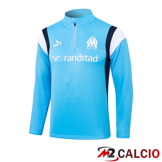 Felpa Allenamento Marsiglia OM Blu 2023/2024