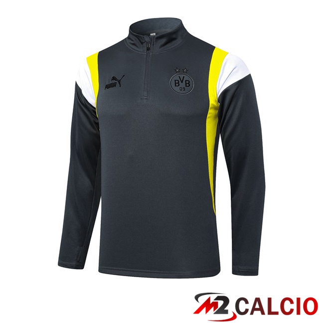 Felpa Allenamento Dortmund BVB Grigio 2023/2024