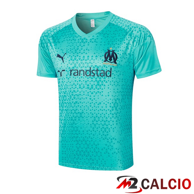 T Shirt Allenamento Marsiglia OM Blu 2023/2024
