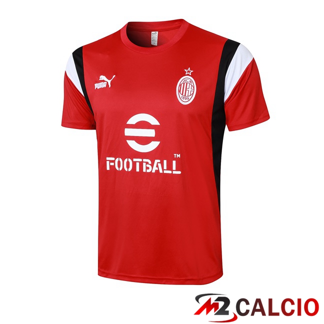 T Shirt Allenamento AC Milan Rosso 2023/2024