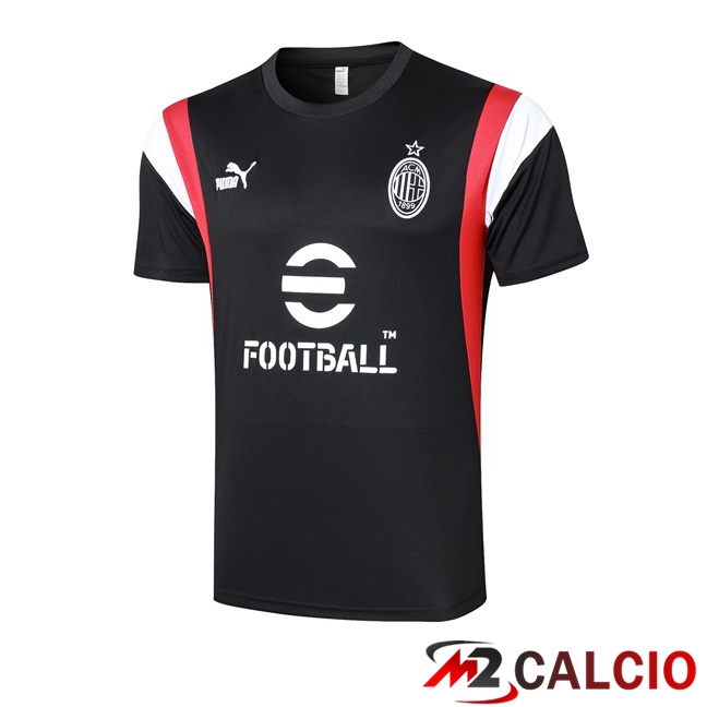 T Shirt Allenamento AC Milan Nero 2023/2024