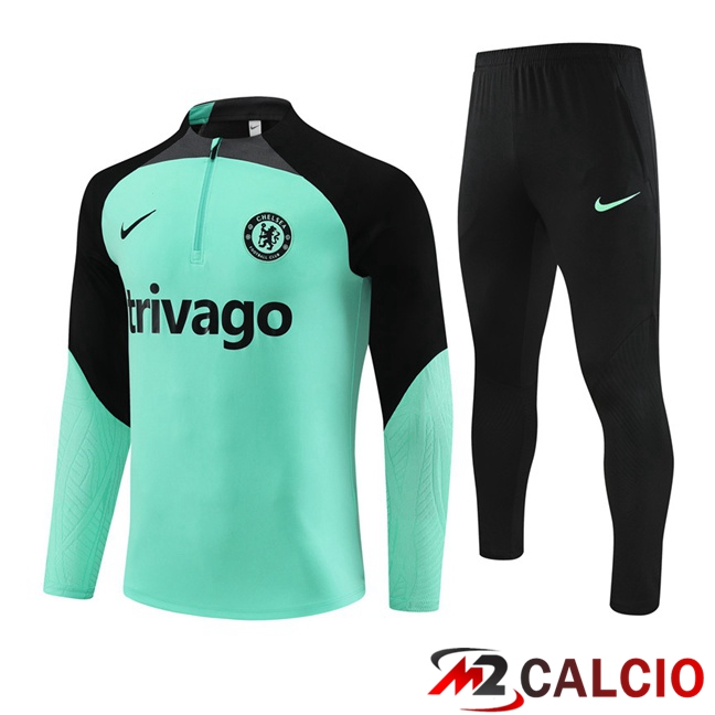 Insieme Tuta Calcio FC Chelsea Verde 2023/2024