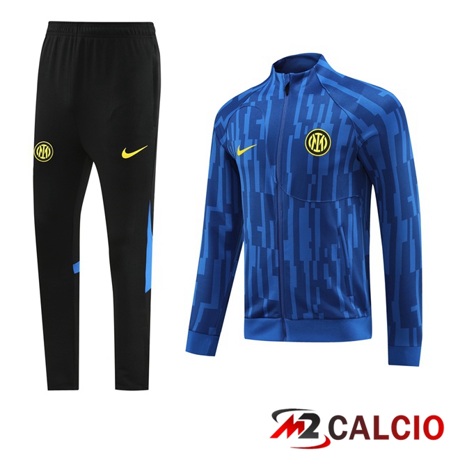 Insieme Tuta Calcio - Giacca Inter Milan Blu 2023/2024