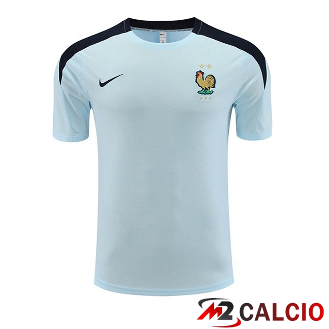 T Shirt Allenamento Francia Blu 2023/2024
