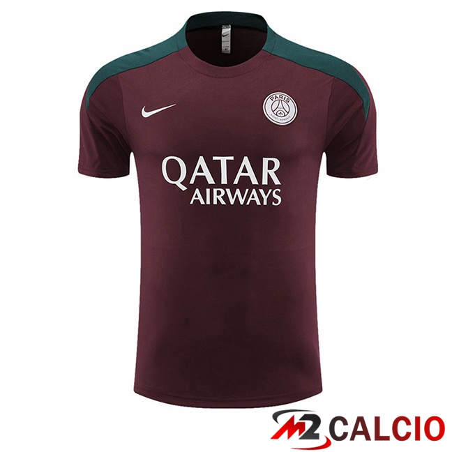 T Shirt Allenamento Paris PSG Rosso 2023/2024