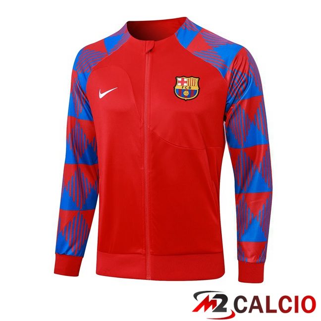 Giacca Calcio FC Barcellona Rosso Blu 2023/2024